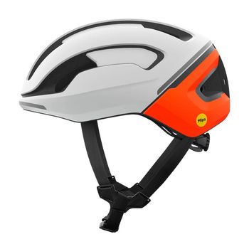 Casco POC Omne Beacon MIPS Blanco Naranja Mate, Talla L