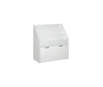 Biblioteca mdf blanco 62,5x70x30cm
