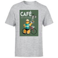 cafe du cycliste mens t-shirt - grey - xl - grey