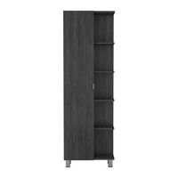 torre de bano vertical urano en melamina con 9 estantes