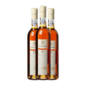 Andresen Vino Generoso Porto 10 Años Botella Medium 50 Cl 20% Vol. (pack De 3 Unidades)