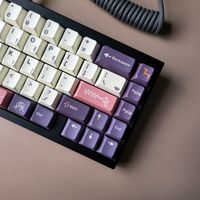 keycaps moonlight dye sub cherry aleman coreano espanol arabe frances ruso iso ansi juego grande de teclas para teclado mecanico