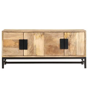 Mesa De Centro 90x55x40 Cm Madera - Marrón