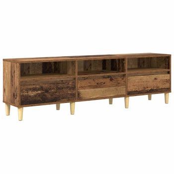 Gabinete De Tv Con Cajón Madera Vieja 150 X 30 X 45 Cm