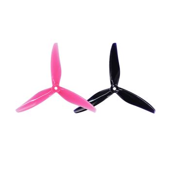 2 pares / 6 pares Gemfan 6033 6033-3 6,0 pulgadas Propel X PC de 3 palas con agujero de 5 mm para drones RC FPV de carre