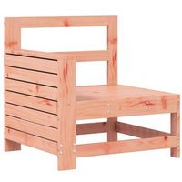 sofa de jardin  sofa de exterior con reposabrazos madera douglas 69x62x705 cm