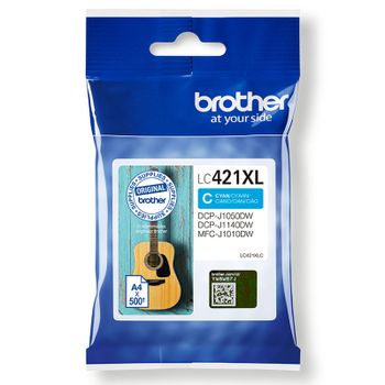Brother LC421XLC Cyan Original High Capacity Ink Cartridge