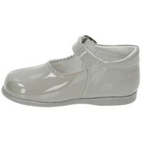 bambineli bailarinas 457 merceditas charol con hebilla gris para nina