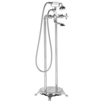 Grifo Mezclador De Ducha Baño Independiente Cromado Plateado Hebbe