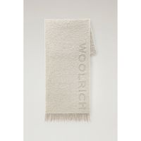 woolrich bufanda wwac0176-cream para mujer