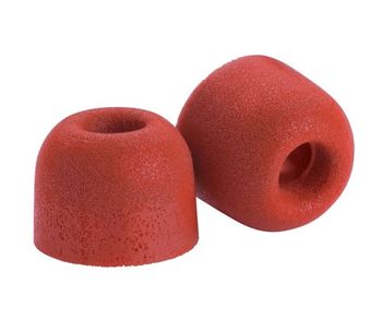 Comply T-400 Series - Almohadillas de espuma para auriculares in-ear (3 pares, talla L), color rojo