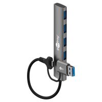 hub goobay 4 puertos usb 30 modelo 79149 sin alimentacion externa