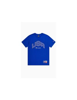 Camiseta Champion Crewneck Hombre Azul
