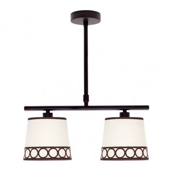 FABRILAMP Lampara Modelo Dalia De 2xe14 Beige/Marron De