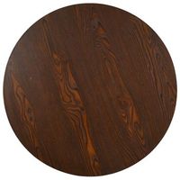 mesa de bistro mdf marron oscuro 80 cm