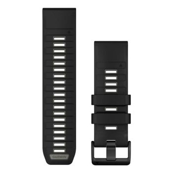 Pulsera Garmin QuickFit para relojes inteligentes, Negro/Gris, 26 mm, Silicona