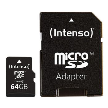 Intenso Tarjeta MicroSD SDXC 64GB Clase 10