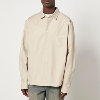 Axel Arigato Flow Logo-Embroidered Twill Overshirt - L