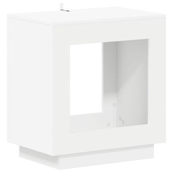 Mesa Lateral Blanco 60 X 40 X 65 Cm Madera De Ingeniería Vidaxl