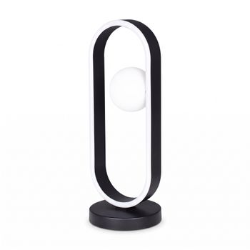 Sobremesa fermoselle 10w+3w 4000k negro 41,5x15x15cm 1105lm
