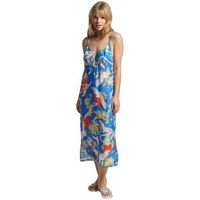 superdry vestido largo robe vintage midi para mujer