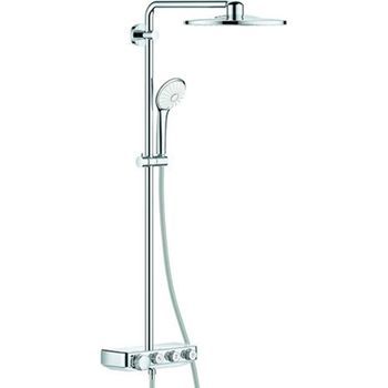 Sistema De Ducha Con Termostato Incorporado Grohe Euphoria Smartcontrol System 310 Duo, White, Chrome, 26507ls0