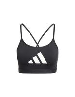 sujetador deportivo de fitness adidas aeroreact big logo graphic mujer negro