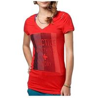 reebok sport camiseta yoga com tee para mujer