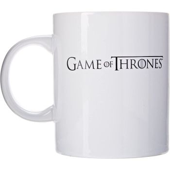 Taza Casa Stark Juego De Tronos Got Cerámica Con Lobo Esculpido En El Interior 320 Mls