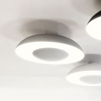 Plafón de techo led vontre plata (36w)