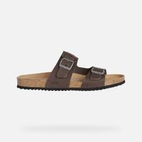 geox sandal ghita hombre marron oscuro