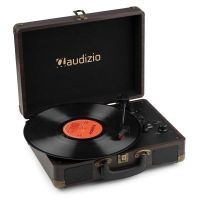 tocadiscos audizio rp116dw bluetooth usb rca con altavoces y digitalizacion