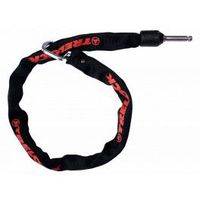 trelock cadena zr 355 para candado rs350351450451452453sl460 negro con letras rojas 100 cm x 8 mm