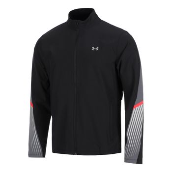 Under Armour Velociti Storm Chaqueta Para Correr Hombres-Negro,Gris