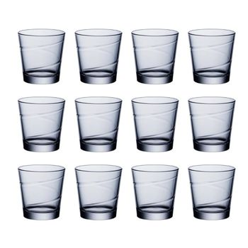 Juego de 12 vasos bajos vidrio 24 cl