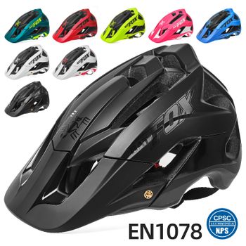 Casco integral para bicicleta de montaña BATFOX, casco de ciclismo, certificado CE y CPSC, ultraligero, para competición y uso en bicicleta de montaña, para hombre.