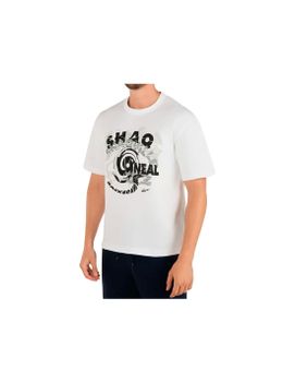Camiseta Reebok Gs Hs Shaq Spiral Te Hombre Blanco