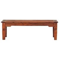 mesa de cafe - mesa de centro de madera maciza de acacia 110x50x35 cm