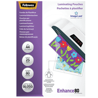 pack 25 fundas de plastificar a4 80 mic