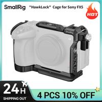 jaula para camara smallrig fx5 hawklock para sony fx5 diseno modular con placa superior extraible abrazadera para cables 6776