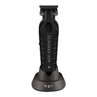 agv maquina de corte profesional graphite cuchilla grafito  base carga negro inalambrica