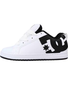 de DC SHOES ZAPATILLAS DC SHOES COURT GRAFFIK WLK BLANCO NEGRO WHITE-BLACK-BLACK WLK