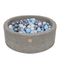 piscina de bolas para ninos 90x30cm boucle beige claro