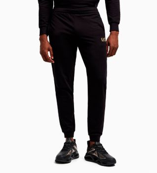 EA7 para hombre. 8NPP66_PJVRZ Pantalón Jogger negro (M), Casual, Deportivo, Algodón, Multideporte