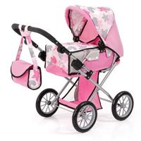 bayer cochecito de munecas city star rosa 13672aa