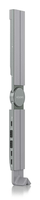 aisens soporte de sobremesa ajustable para portail tablet con usb c docking 4 en 1 gris
