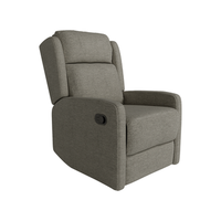 butaca relax manual celia - sillon reclinable y confortable - gris