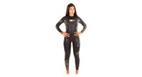 traje de neopreno z3rod fuzion black gold para mujer