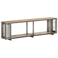 mueble para tv de madera maciza de mango 150x30x40 cm vidaxl