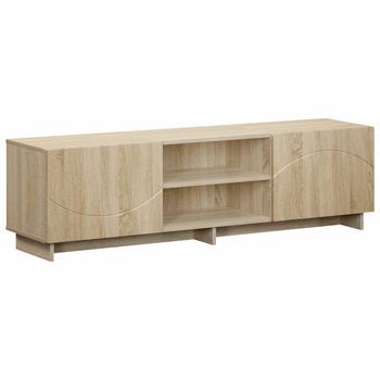 Soporte De Tv 140 X 34,5 X 40 Cm Roble Sonoma Vidaxl